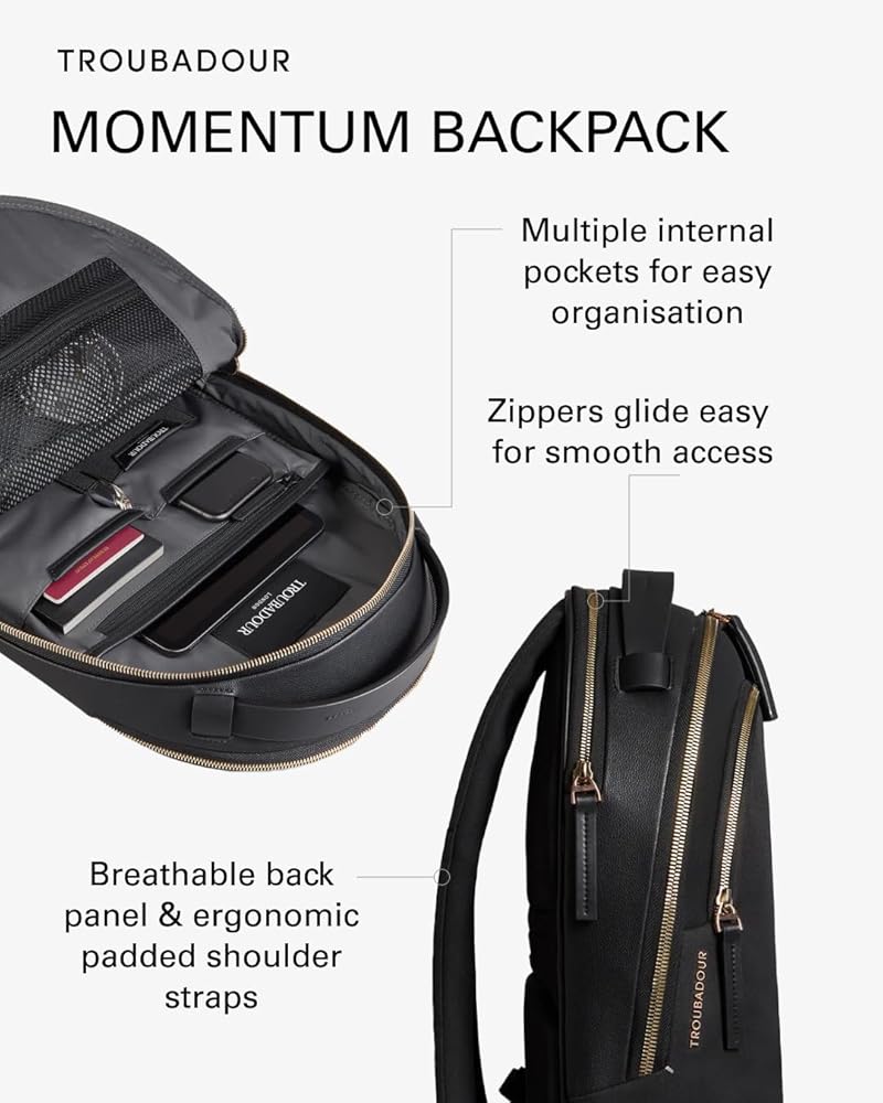 Amazon.com: Troubadour Momentum Backpack - Premium Vegan